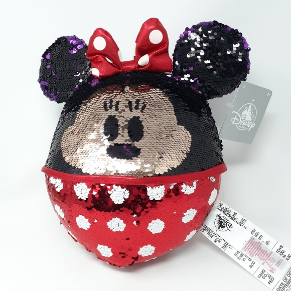 Disney Other - Disney Minnie Mouse Reversible Sequined Plush